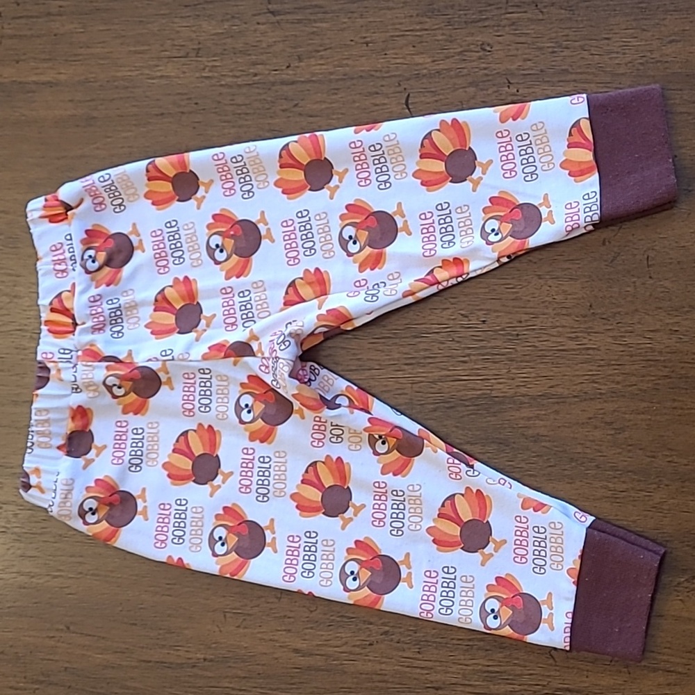 Thanksgiving Baby Pants and Hat